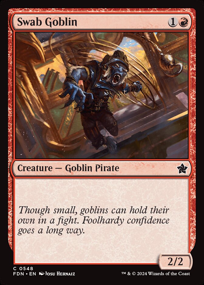 Swab Goblin — Foundations (FDN) #548