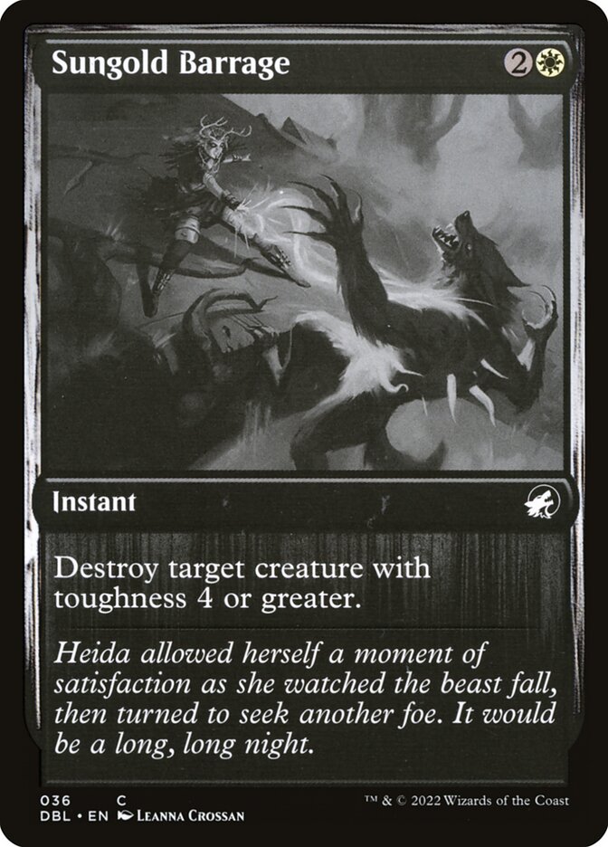 Sungold Barrage — Innistrad: Double Feature (DBL) #36