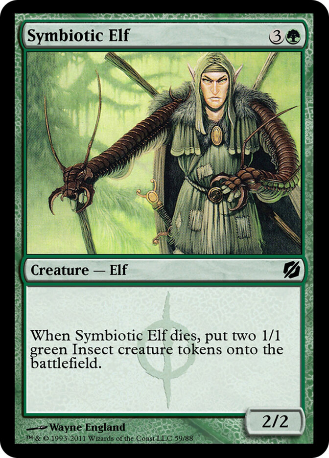 Symbiotic Elf — Duel Decks: Mirrodin Pure vs. New Phyrexia (TD2) #59