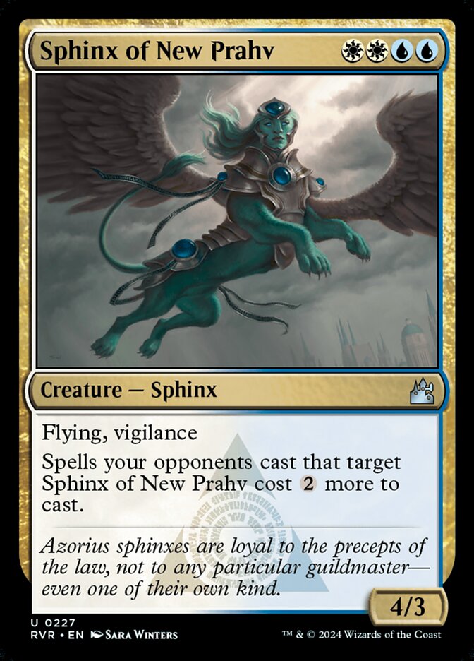 Sphinx of New Prahv — Ravnica Remastered (RVR) #227