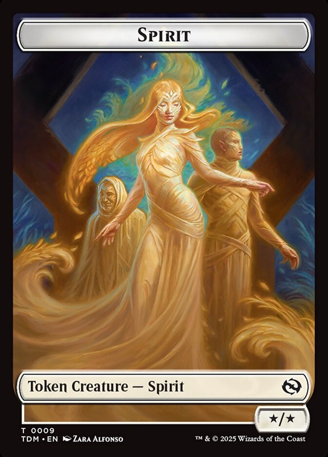 Spirit — Tarkir: Dragonstorm Tokens (TTDM) #9