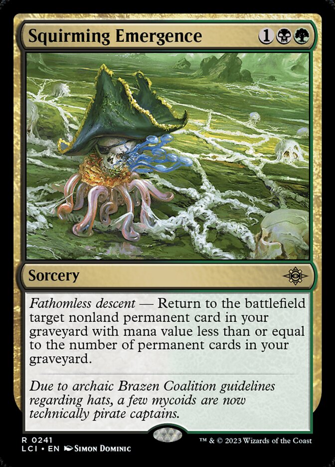 Squirming Emergence — The Lost Caverns of Ixalan (LCI) #241