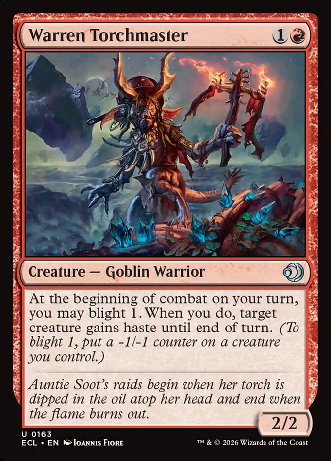 Warren Torchmaster — Lorwyn Eclipsed (ECL) #163