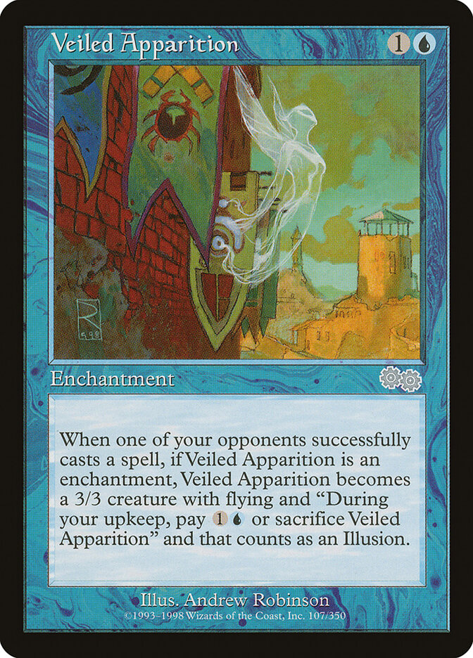 Veiled Apparition — Urza's Saga (USG) #107