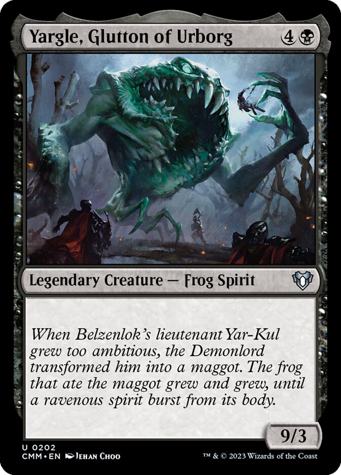 Yargle, Glutton of Urborg — Commander Masters (CMM) #202