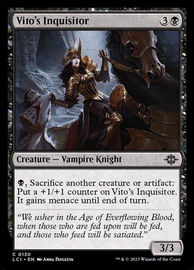 Vito's Inquisitor — The Lost Caverns of Ixalan (LCI) #130