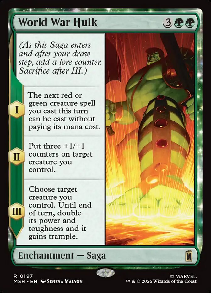 World War Hulk — Marvel Super Heroes (MSH) #197