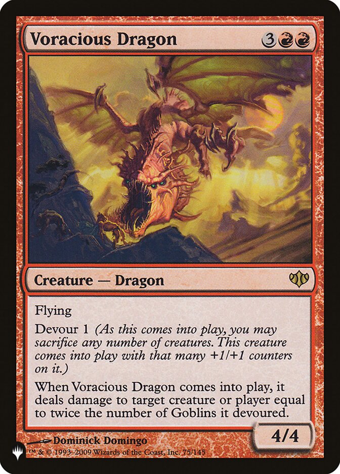 Voracious Dragon — The List (PLST) #CON-75