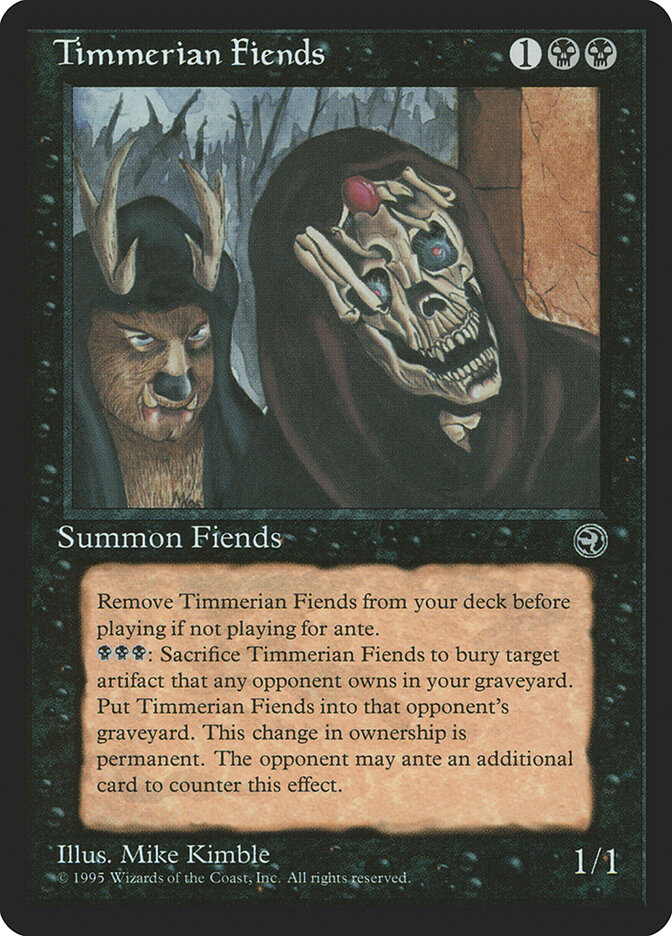 Timmerian Fiends — Homelands (HML) #58