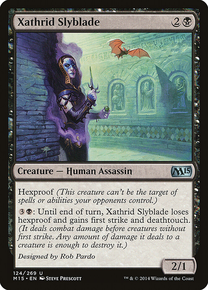 Xathrid Slyblade — Magic 2015 (M15) #124
