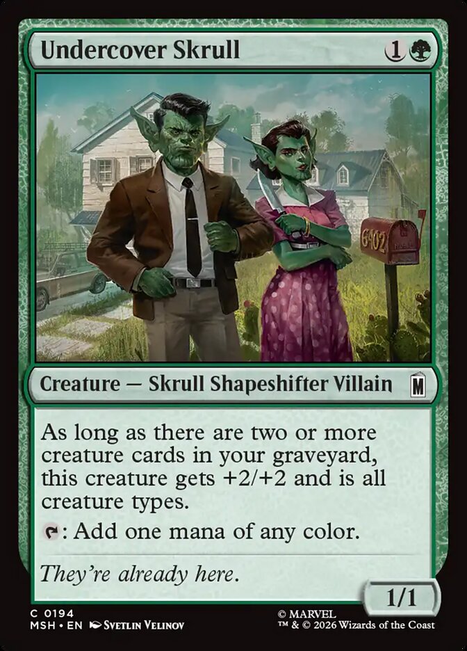 Undercover Skrull — Marvel Super Heroes (MSH) #194