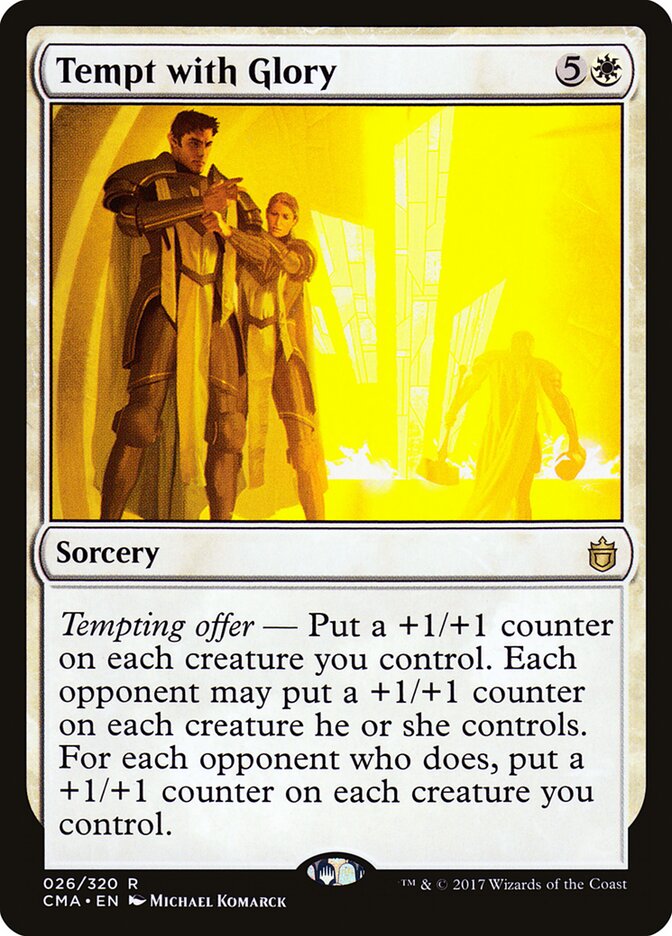 Tempt with Glory — Commander Anthology (CMA) #26