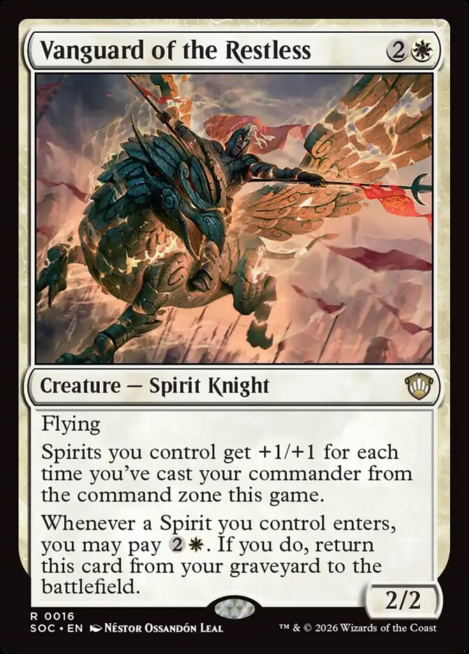 Vanguard of the Restless — Secrets of Strixhaven Commander (SOC) #16