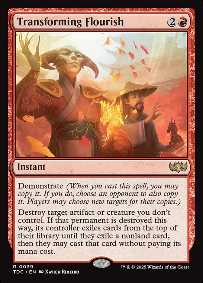 Transforming Flourish — Tarkir: Dragonstorm Commander (TDC) #39