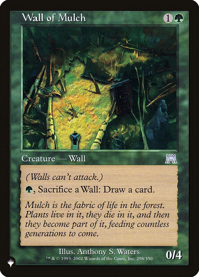 Wall of Mulch — The List (PLST) #ONS-298