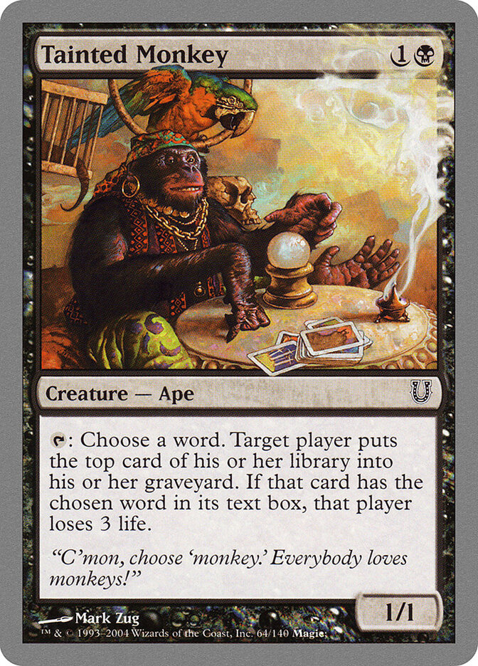 Tainted Monkey — Unhinged (UNH) #64