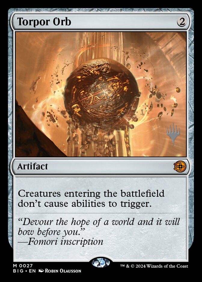 Torpor Orb — The Big Score Promos (PBIG) #27p