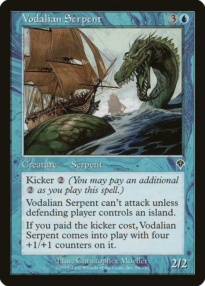 Vodalian Serpent — Invasion (INV) #86