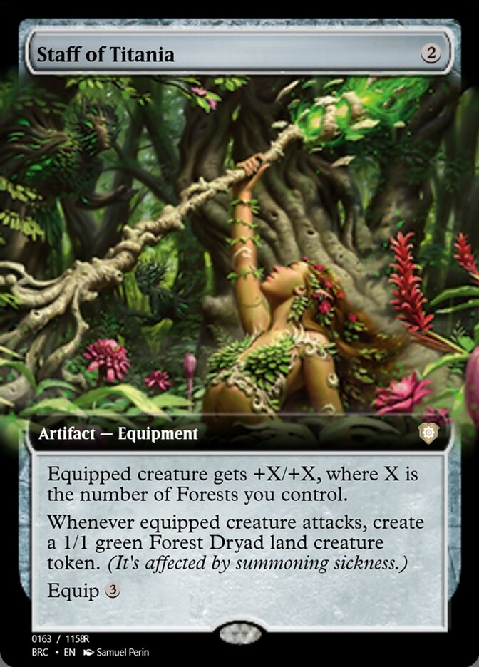 Staff of Titania — Magic Online Promos (PRM) #105856