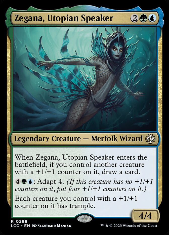 Zegana, Utopian Speaker — The Lost Caverns of Ixalan Commander (LCC) #298