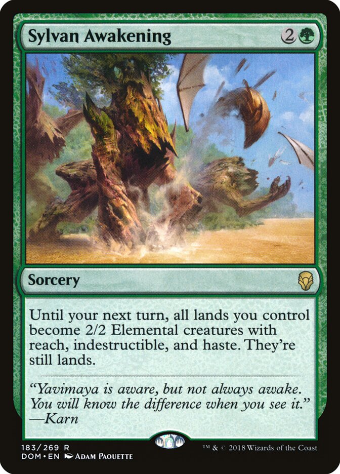 Sylvan Awakening — Dominaria (DOM) #183