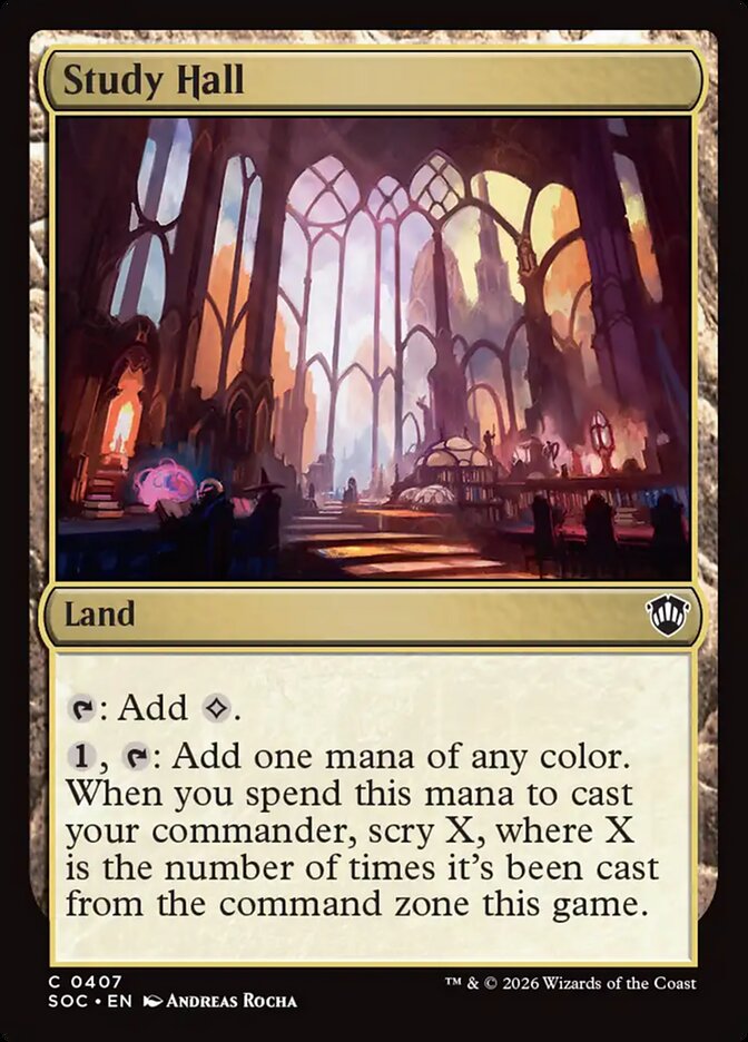 Study Hall — Secrets of Strixhaven Commander (SOC) #407