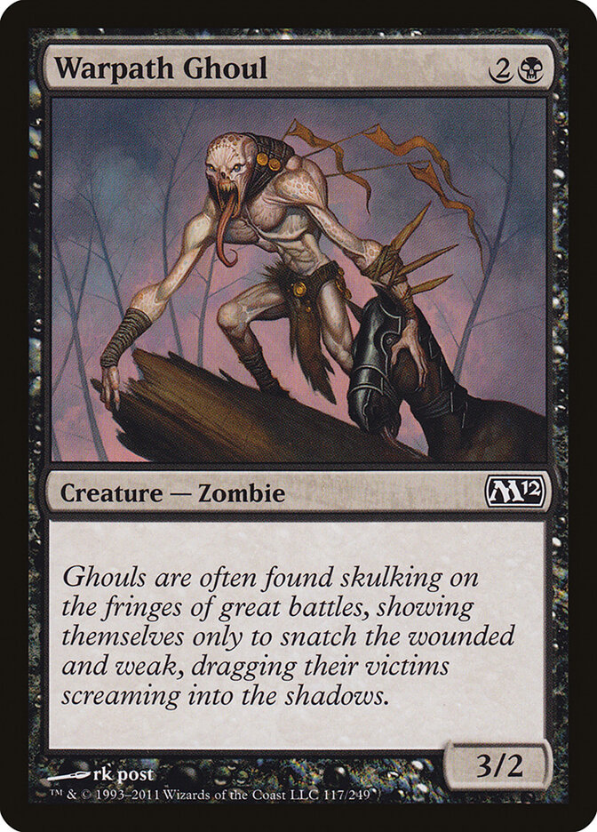 Warpath Ghoul — Magic 2012 (M12) #117