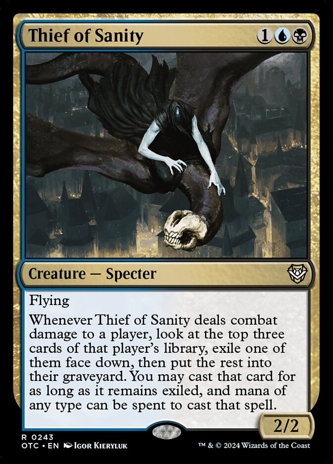 Thief of Sanity — Outlaws of Thunder Junction Commander (OTC) #243
