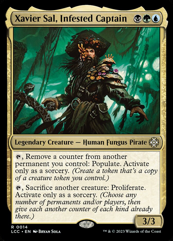 Xavier Sal, Infested Captain — The Lost Caverns of Ixalan Commander (LCC) #14