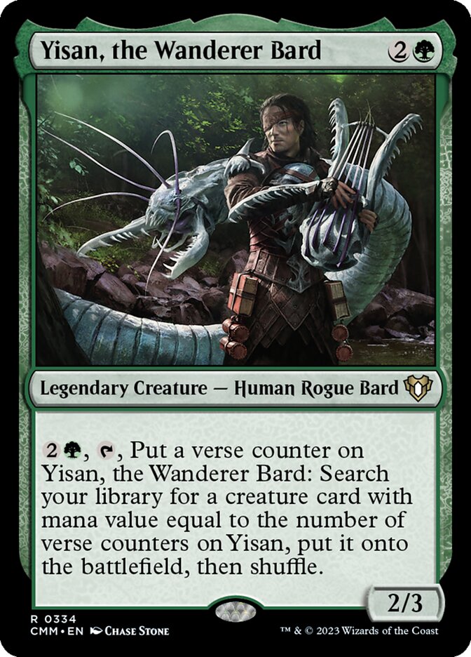 Yisan, the Wanderer Bard — Commander Masters (CMM) #334