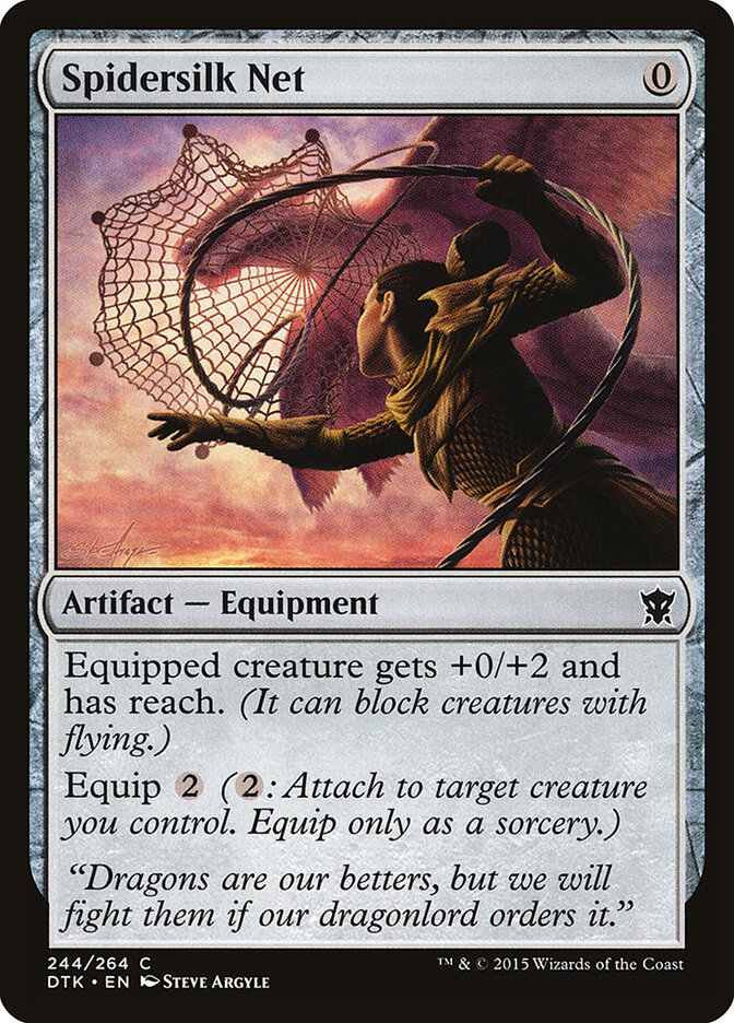 Spidersilk Net — Dragons of Tarkir (DTK) #244