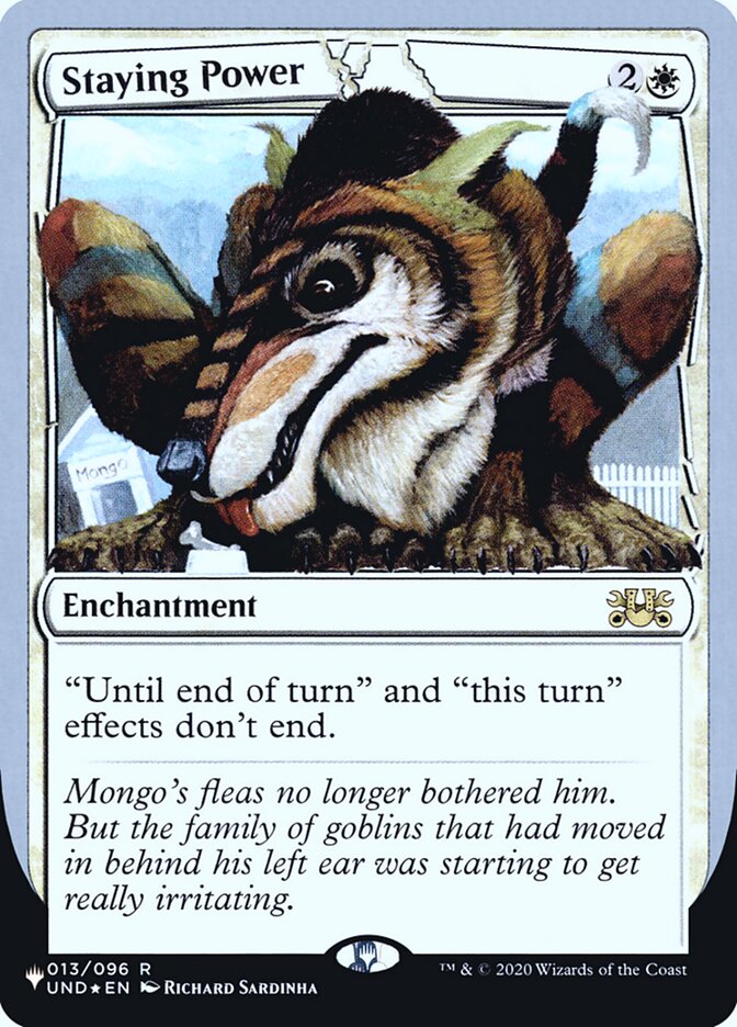 Staying Power — The List (Unfinity Foil Edition) (ULST) #8