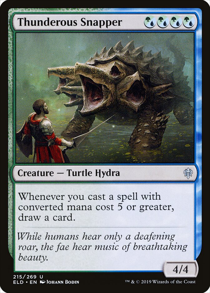 Thunderous Snapper — Throne of Eldraine (ELD) #215