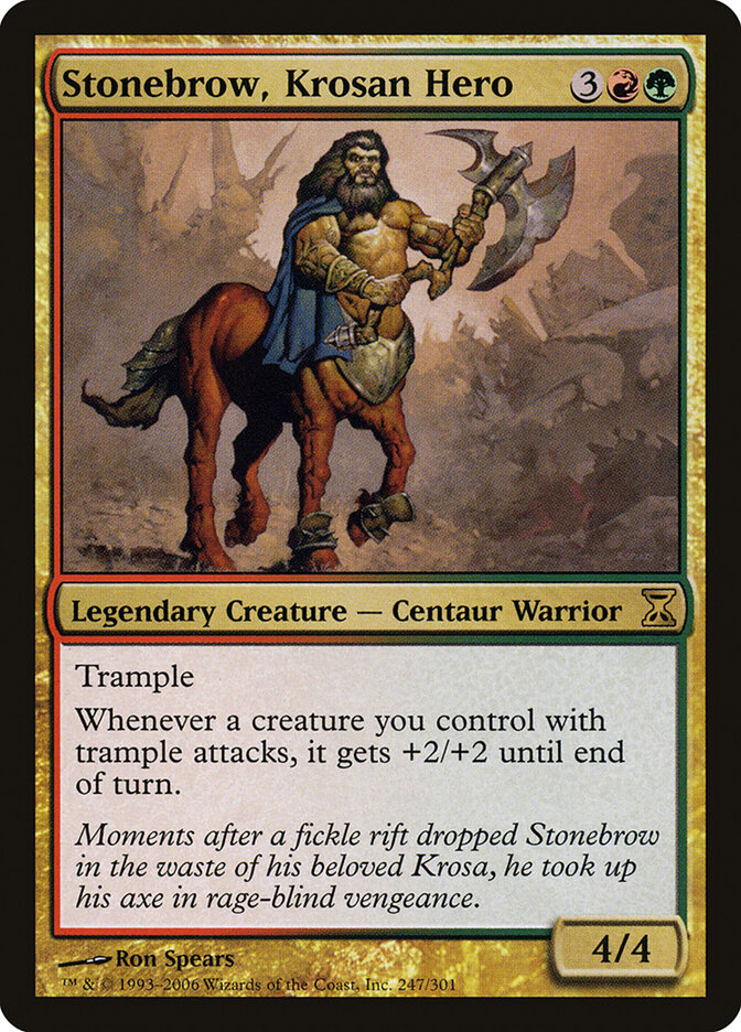 Stonebrow, Krosan Hero — Time Spiral (TSP) #247