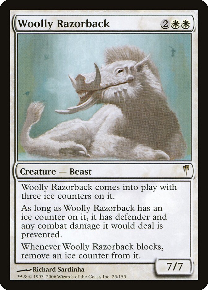 Woolly Razorback — Coldsnap (CSP) #25