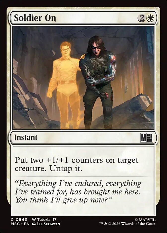 Soldier On — Marvel Super Heroes Commander (MSC) #843