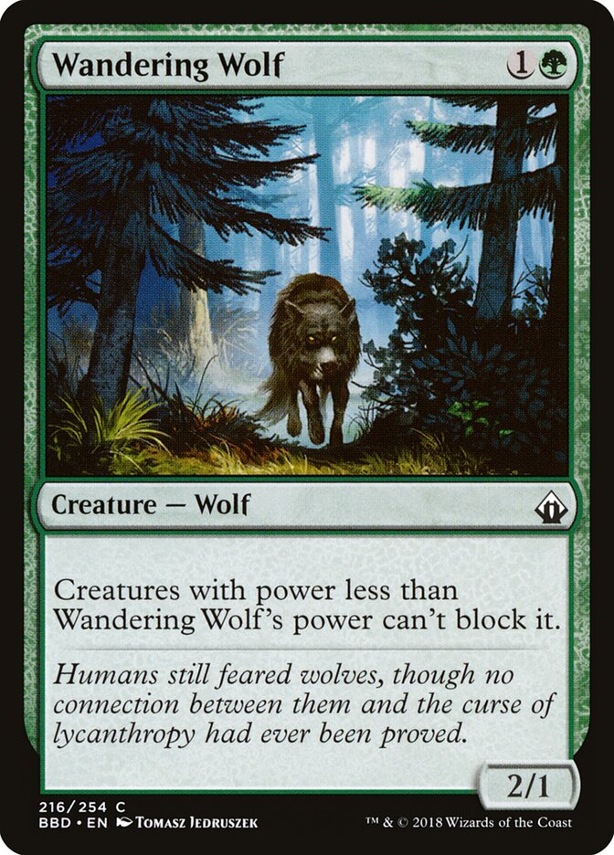 Wandering Wolf — Battlebond (BBD) #216