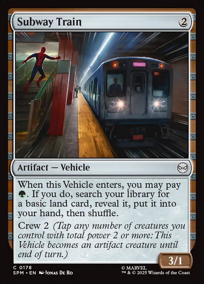 Subway Train — Marvel's Spider-Man (SPM) #178