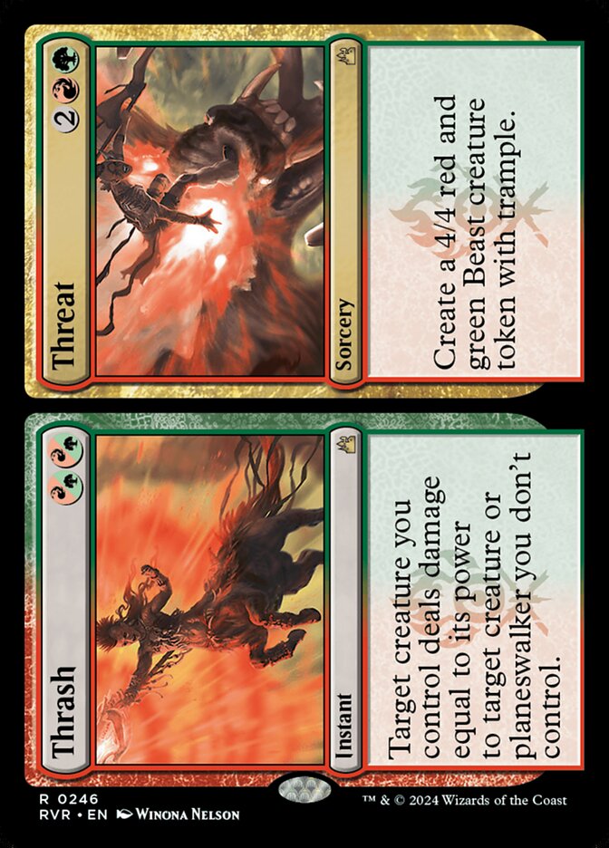 Thrash // Threat — Ravnica Remastered (RVR) #246