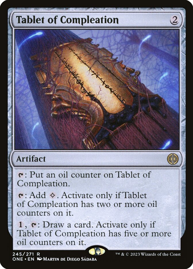 Tablet of Compleation — Phyrexia: All Will Be One (ONE) #245