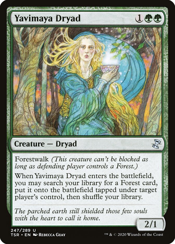 Yavimaya Dryad — Time Spiral Remastered (TSR) #247