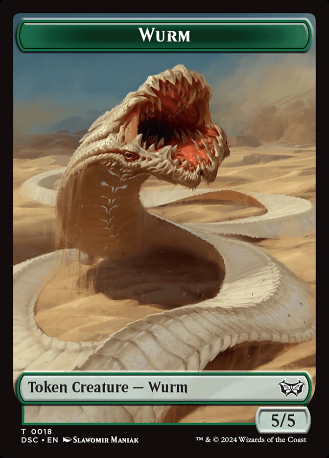 Wurm — Duskmourn Commander Tokens (TDSC) #18