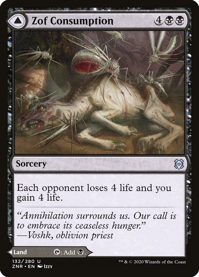 Zof Consumption // Zof Bloodbog — Zendikar Rising (ZNR) #132