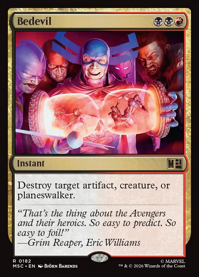 Bedevil — Marvel Super Heroes Commander (MSC) #182