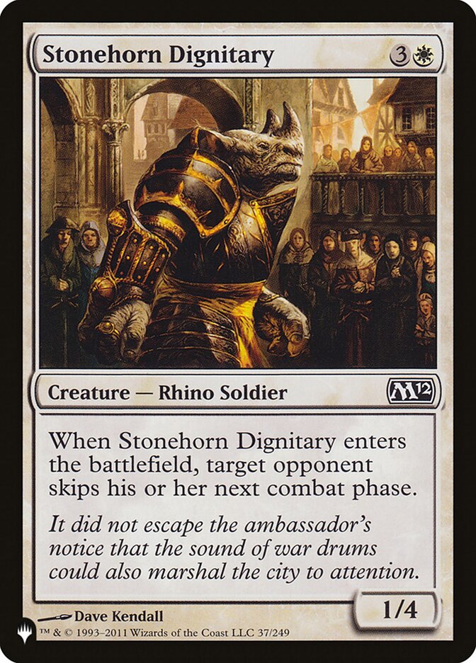 Stonehorn Dignitary — The List (PLST) #M12-37