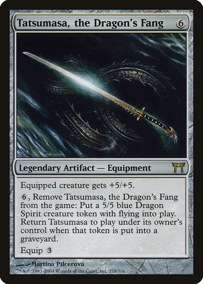 Tatsumasa, the Dragon's Fang — Champions of Kamigawa (CHK) #270