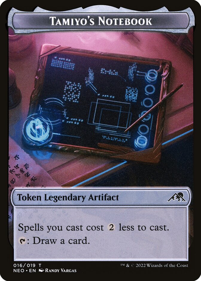 Tamiyo's Notebook — Kamigawa: Neon Dynasty Tokens (TNEO) #16