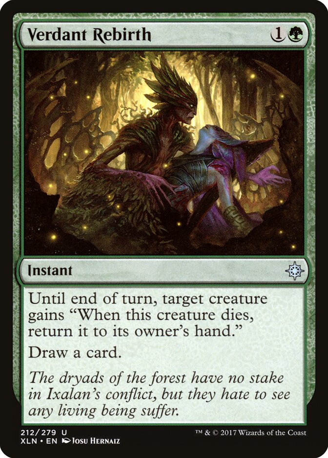 Verdant Rebirth — Ixalan (XLN) #212
