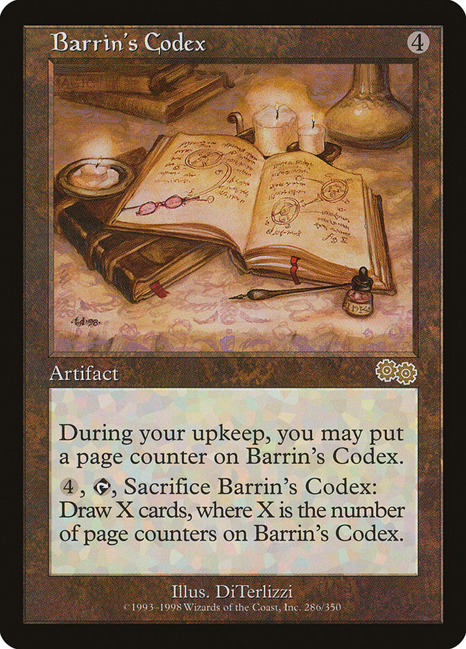 Barrin's Codex — Urza's Saga (USG) #286
