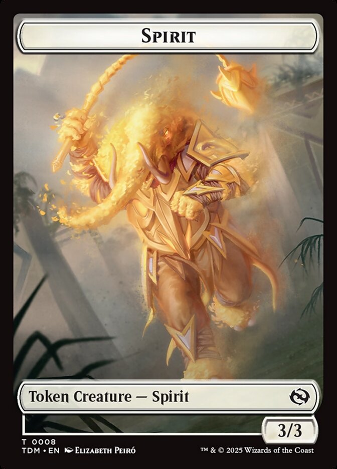 Spirit — Tarkir: Dragonstorm Tokens (TTDM) #8